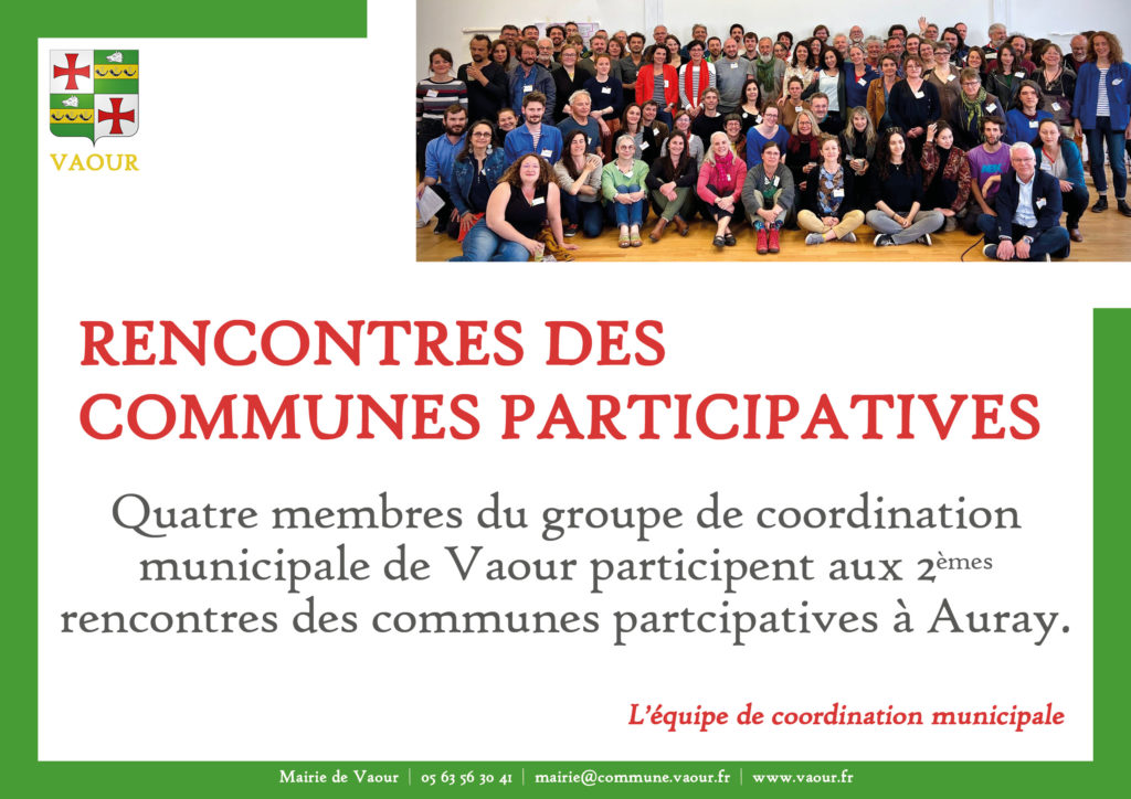 Rencontres communes participatives Auray 2022
