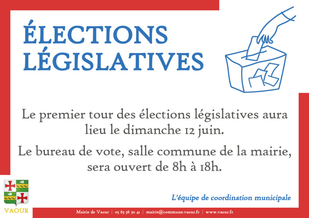 Premier tour des élections législatives dimanche 12 juin 2022